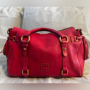 Dooney & Bourke Florentine Large Satchel (Fuchsia Pink)